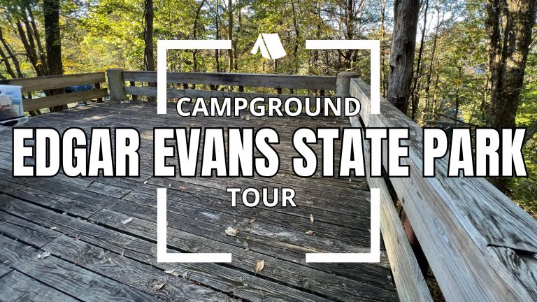 Edgar Evins State Park Tour Silverpoint, Tennessee - Campground Video Tour and Campsite Walking Tour