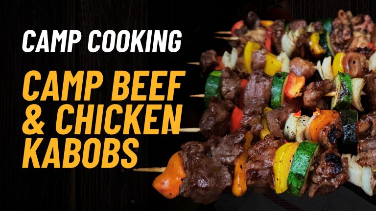 Campfire Kabobs at Lake Hartwell State Park | Grilled Chicken & Beef Skewers Over Charcoal