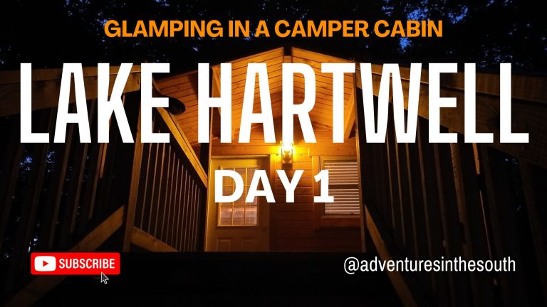 Glamping at Lake Hartwell State Park | Day 1 in a Camper Cabin on the Lake