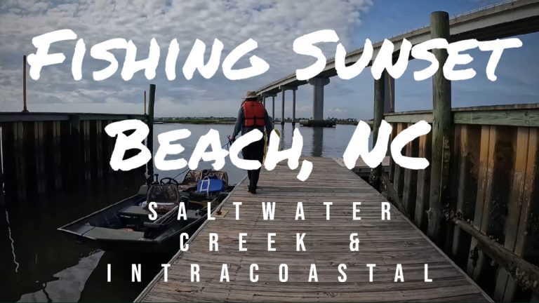 Jon Boat Fishing the Saltwater Creeks and Intracoastal Waterway in Sunset Beach, North Carolina