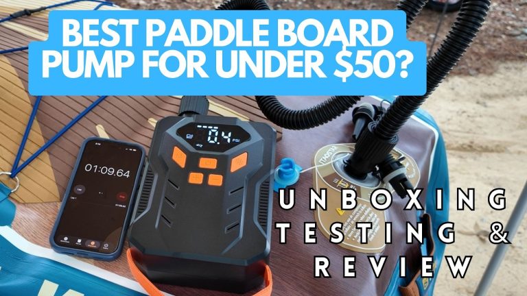 Cheap Paddle Board Pump Under $50! | Amazon Paddle Board Pump Unboxing & Review